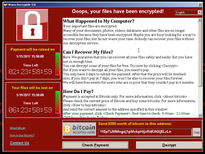 Wanna Cry Encrypt Files