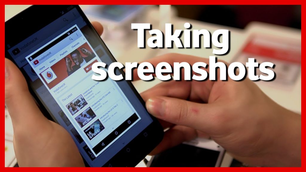 taking screenshots