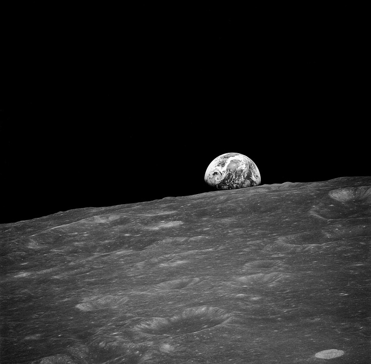 Earth Moon Surface