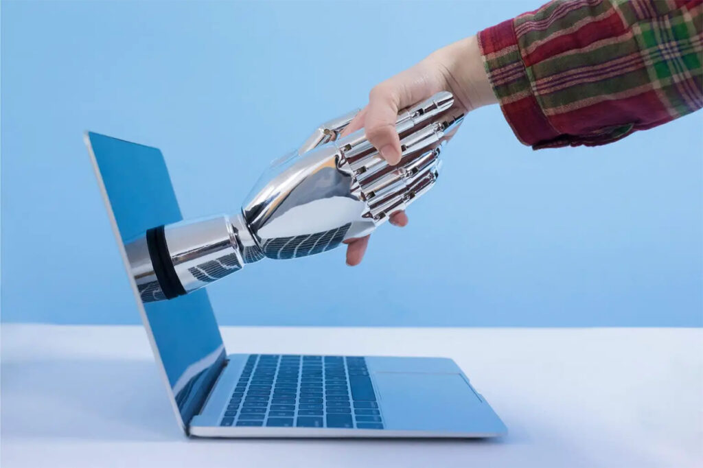 Human-Robot-Shaking-Hands