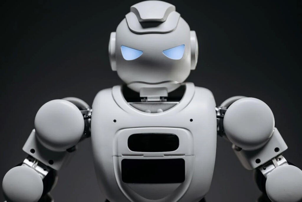 close-up-shot-of-white-robot-toy